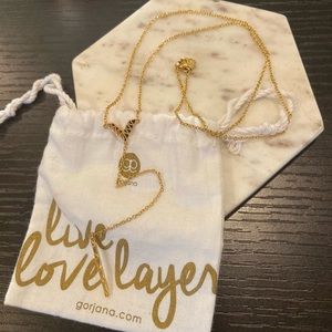 Gorjana Etched Y-Necklace